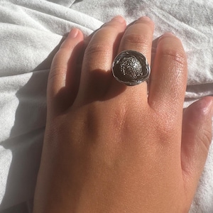 Sterling Silver Ring - Bird Nest Handmade Ring