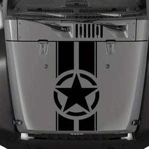 Hood vinyl decal universal