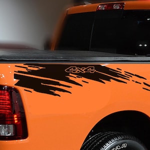 universal 4x4 splash decal Rear Side decal for  pick up Trucks