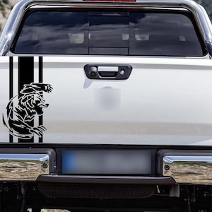 universal Angry bear Truck Rear Truck Decal