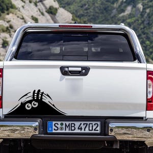 Universal peekaboo Rear truck decal