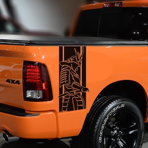 Universal samurai Rear Side Truck Decal fits 2019 and up 1500