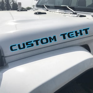 Custom Hood Decal