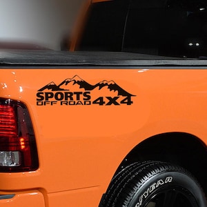 Sport 4x4 Rear Side Truck Decal