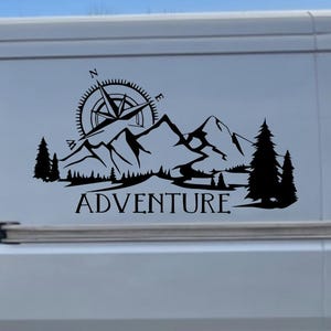Adventure Camping Decal for Campers