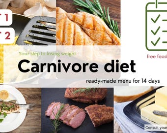 7-day Carnivore Diet Meal Plan | Weight Loss Guide With Checklist ...