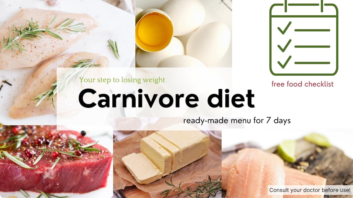 7-day Carnivore Diet Meal Plan | Weight Loss Guide With Checklist ...