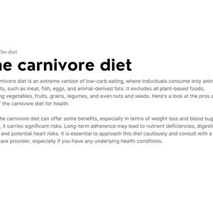 7-day Carnivore Diet Meal Plan | Weight Loss Guide With Checklist ...