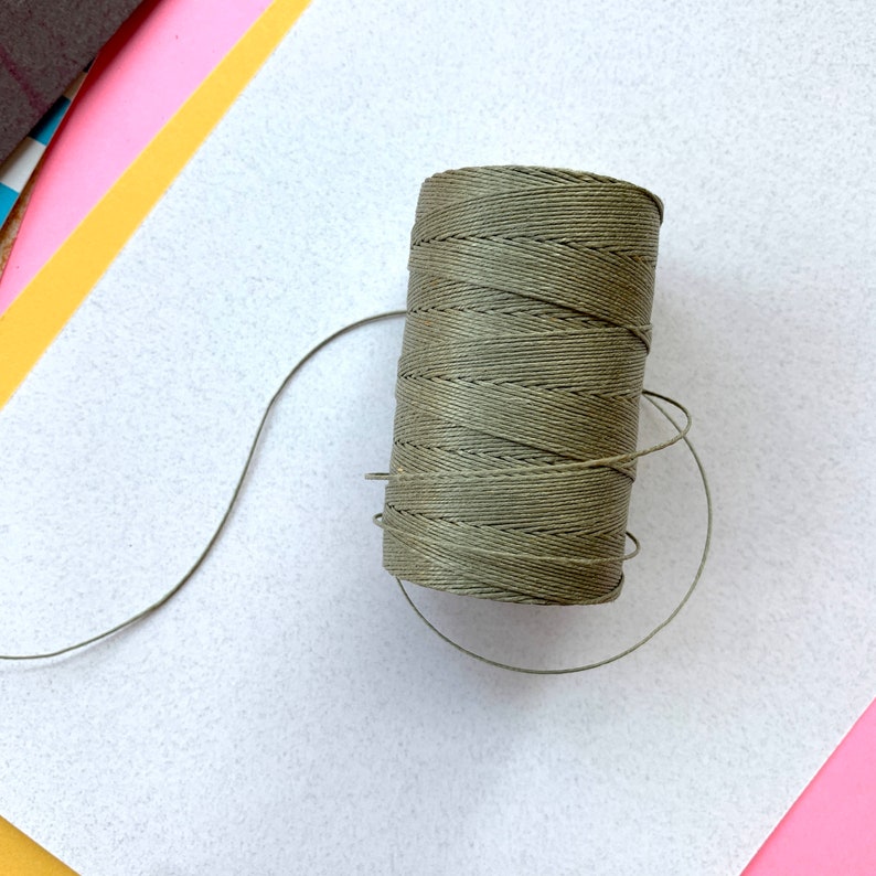 Irish Linen Bookbinding Thread 18/3 10 yards or full spool Etsy