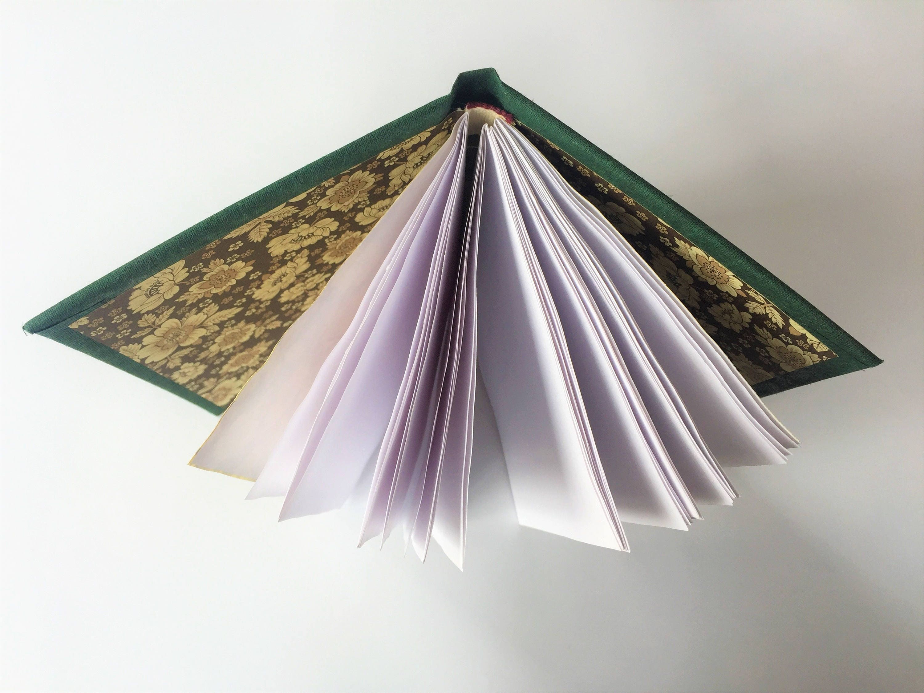 Recycled Gift Wrap, Boho Wrapping Paper, Decoupage Art Paper, Book Binding  Paper, Bohemian Boho Birthday, Yoga Zen Gift, Lotus Flower Paper 