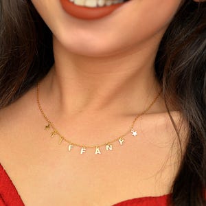Personalized Name Necklace: 925 Silver, 14K Gold Custom Jewelry