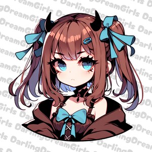 Słodka, Brunetka, Mała Diablica Dziewczyna PNG, Projekt Halloween, Natychmiastowe Pobieranie, Projekt Cyfrowy