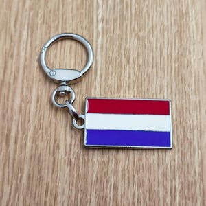 Flag Holland Flag Keychain, Metal US Flag Keychain, Patriotic  Keychain Gift, Europe Flag Metal Keychain, Metallic Flag Enamel Gift