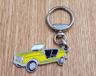 Car R-4 plein Keychain, Classic Car Pendant, Metal Enamel Keychain, Retro Automotive Collectable Keychain Gift, Car Lover Gift Keychain
