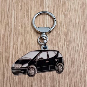 Houten sleutelhanger - Mercedes