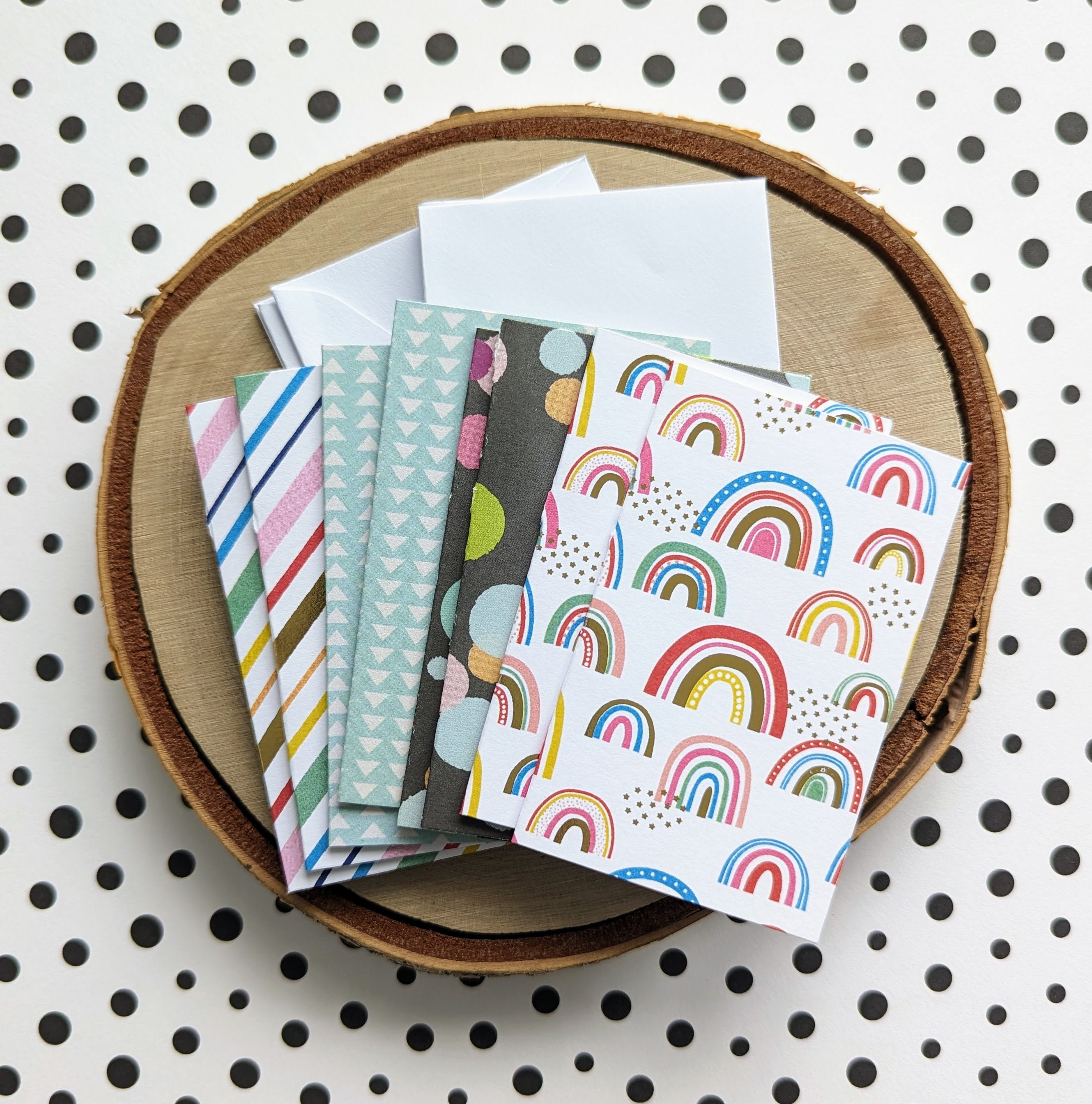 Notecards, paper, mini, single, packs