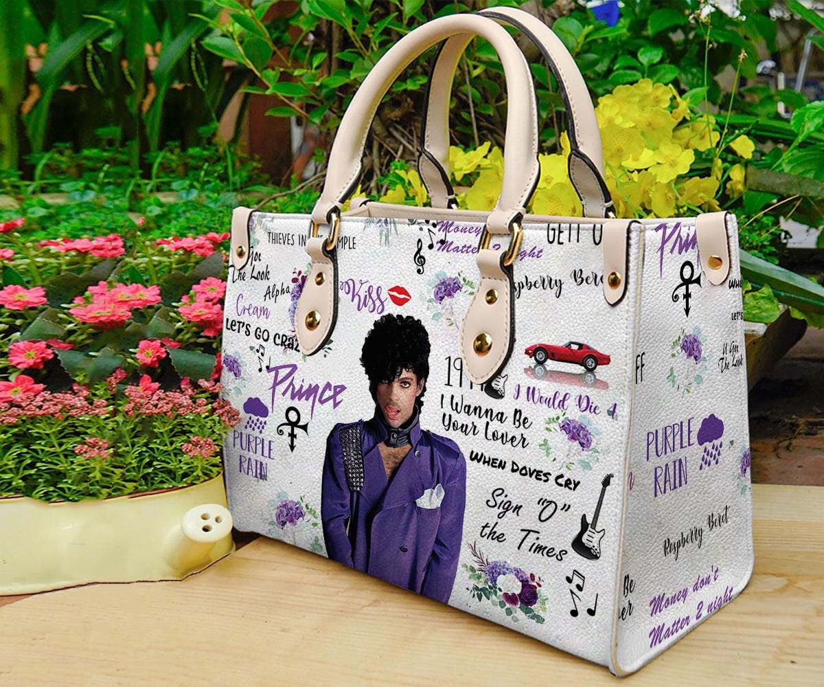 Discover Prince Music Band Leather handBag