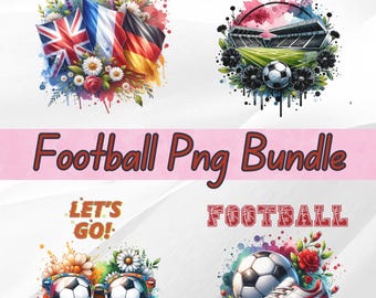 Football & Soccer Player PNG Bundle , Digital Download