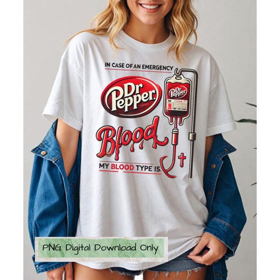 Dr. Pepper PNG: Trendy Soda Design ,Digital Download