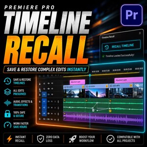Premiere Pro Timeline Recall Extension for Fast Video Editing Workflow