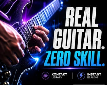 VST de guitarra eléctrica expresiva para Kontakt - Biblioteca de plugins de guitarra realista