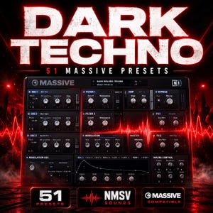 Dark Melodic Techno Massive Presets Deep House Soundbank 51 NMSV Sounds