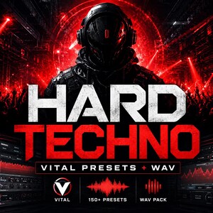 Industriell Hård Techno Vital Presets Rave Sound Bank WAV Pack