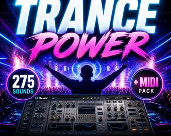 Spire Trance Presets 275 Sounds MIDI Pack Uplifting EDM Soundbank Pro