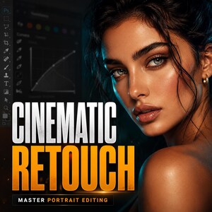 Artistic Portrait Retouching Masterclass Photoshop Editing Tutorial for Cinematic Portraits