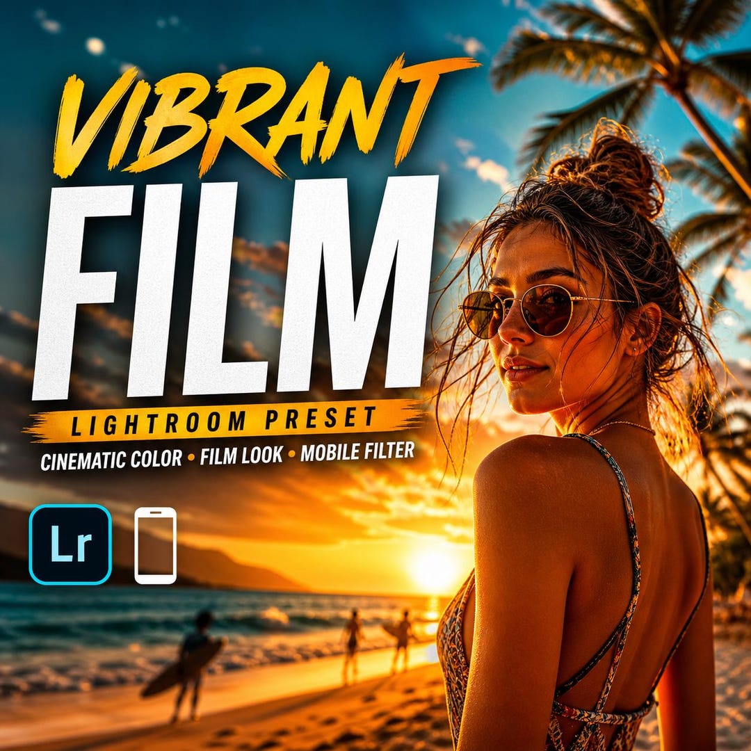 Vibrant Weekend Lightroom Preset Cinematic Color Film Look Mobile ...