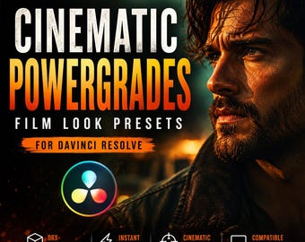 DaVinci Revolve Instant PowerGrades Film Look Presets DRX Color Grading Pack