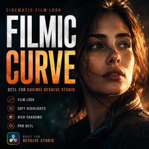 Filmic Tone Curve DCTL for DaVinci Resolve Studio Cinematic Film Look