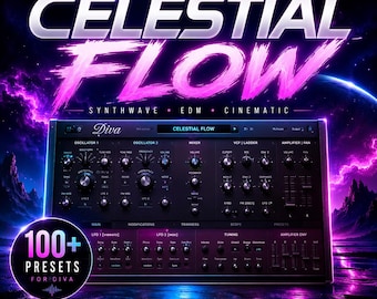 Celestial Flow Diva Presets Synthwave EDM Cinematic Serum Soundbank