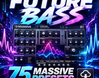 Future Bass Massive Presets Pack for EDM Pop Producers 75 Sound Bank Download