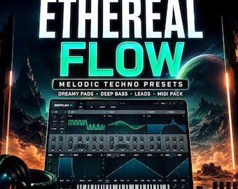 Serum 2 Melodic Techno Presets MIDI Pack Dreamy Pads Deep Bass Leads