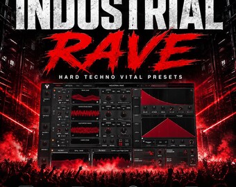 Hard Techno Vital Presets Industrial Rave Sounds WAV for EDM Producers