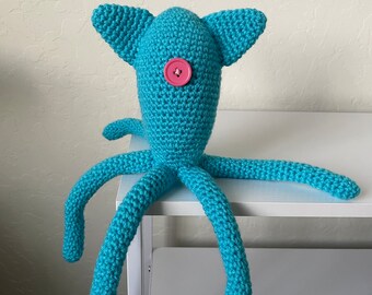 Crochet Coraline Squid | Coraline Christmas Gift | Coraline Halloween Costume | Coraline Room Decor