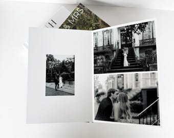 Custom Wedding Photo Album Guest Book: Thick Page Keepsake