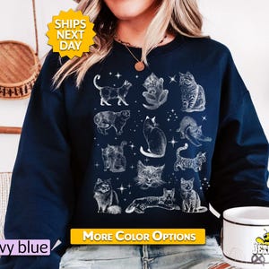Vintage Retro 90s Sweatshirt, Vintage Sweatshirt, Oversize sweatshirt, vintage graphic tee, Vintage Retro Cat Sweatshirt, Cat lovers gift