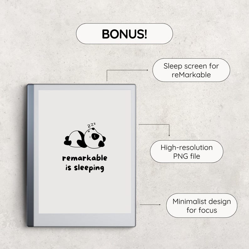 ADHD Planner for reMarkable, Templates for reMarkable 2, Digital Planner, Notebook for reMarkable 2, Compatible with reMarkable Paper Pro image 8