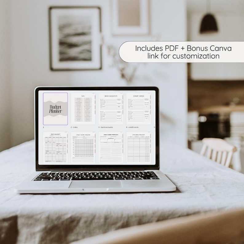 Planner di budget per reMarkable, modelli per reMarkable 2, planner digitale, quaderno per reMarkable 2, compatibile con reMarkable Paper Pro immagine 3