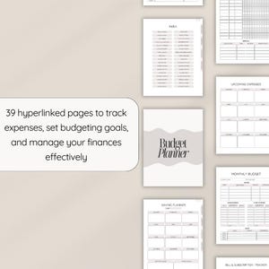 Planner di budget per reMarkable, modelli per reMarkable 2, planner digitale, quaderno per reMarkable 2, compatibile con reMarkable Paper Pro immagine 4