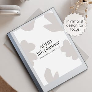 ADHD Planner for reMarkable, Templates for reMarkable 2, Digital Planner, Notebook for reMarkable 2, Compatible with reMarkable Paper Pro image 3