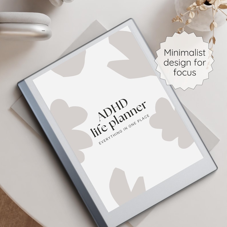 ADHD Planner for reMarkable, Templates for reMarkable 2, Digital Planner, Notebook for reMarkable 2, Compatible with reMarkable Paper Pro image 3
