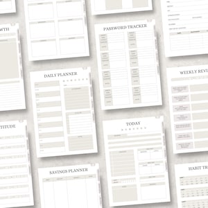 ADHD Planner for reMarkable, Templates for reMarkable 2, Digital Planner, Notebook for reMarkable 2, Compatible with reMarkable Paper Pro image 4