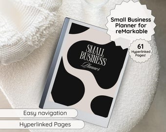 Business Planner for reMarkable, Compatible with reMarkable Paper Pro, Linked Planner, Notebook for reMarkable 2 Tablet, Digital Journal