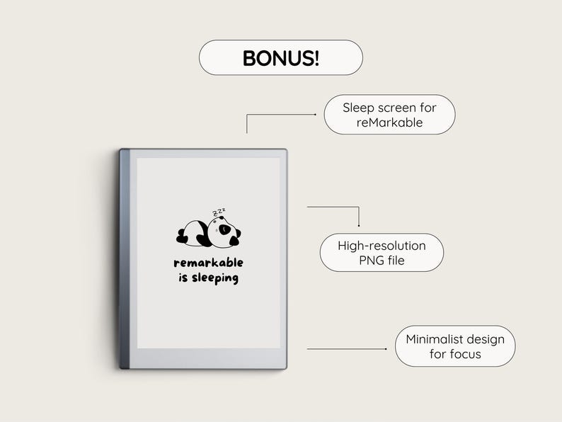 Mallar för måltidsplanerare för reMarkable Paper Pro, hyperlänkad PDF-journal för reMarkable 2, digital daterad e-bläcksurfplatta för matplanerare bild 9