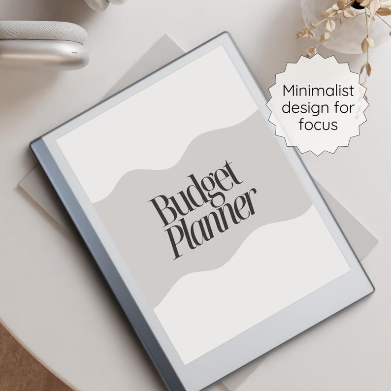 Planner di budget per reMarkable, modelli per reMarkable 2, planner digitale, quaderno per reMarkable 2, compatibile con reMarkable Paper Pro immagine 7