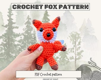 Codi the Fox / あみぐるみキツネ / かぎ針編みパターン / あみぐるみ