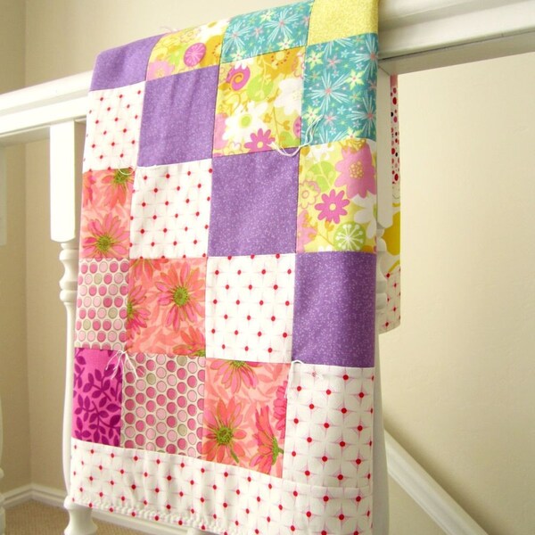 Ring Around the Rosies Baby Quilt No. 2